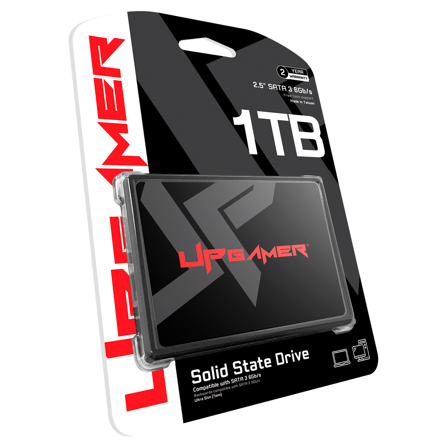 SSD UP Gamer 2.5" UP500 1TB SATA 3 Leitura até 500MB/s Gravação até 450MB/s