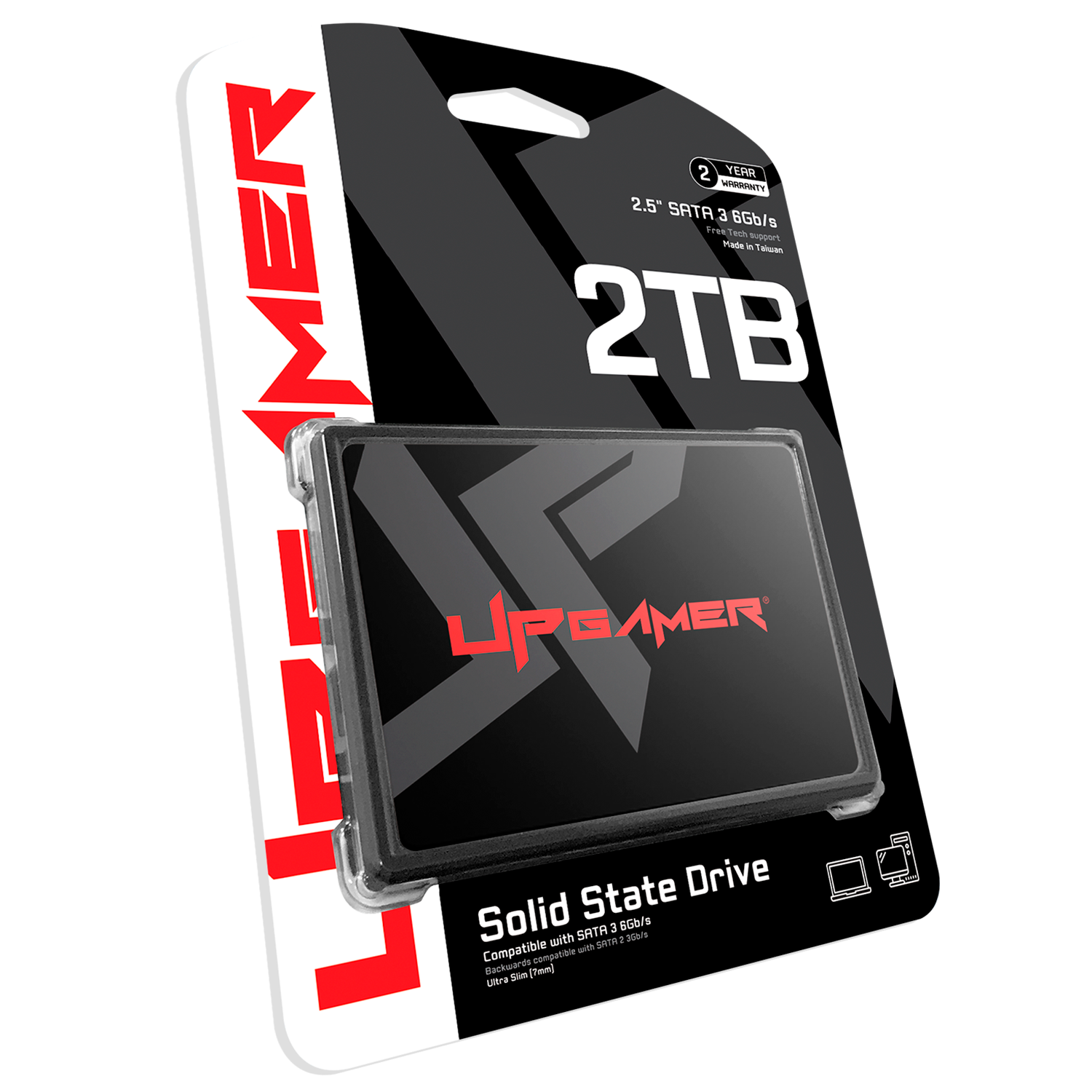 SSD UP Gamer 2.5" UP500 2TB SATA 3 Leitura até 500MB/s Gravação até 450MB/s