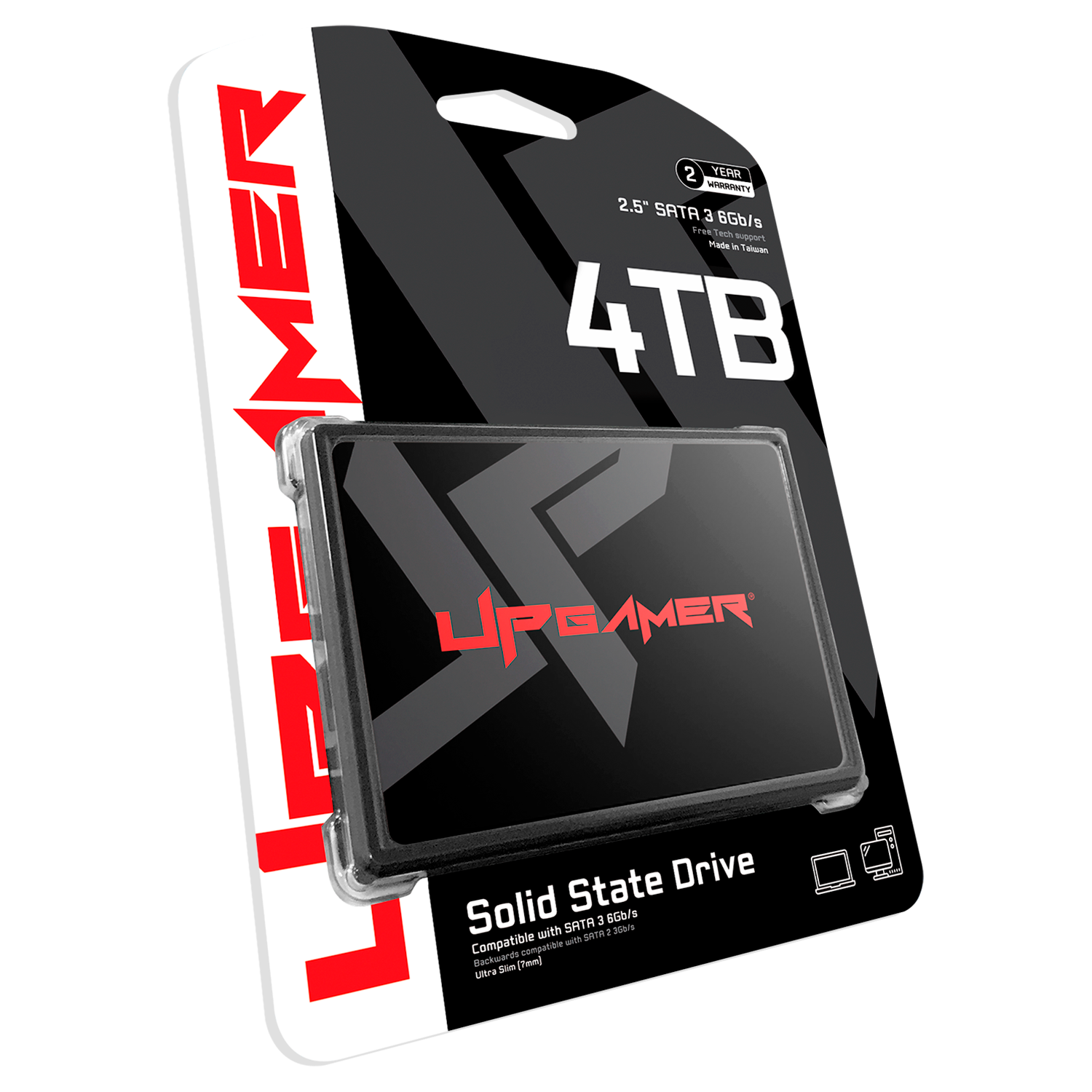 SSD UP Gamer 2.5" UP500 4TB SATA 3 Leitura até 500MB/s Gravação até 450MB/s
