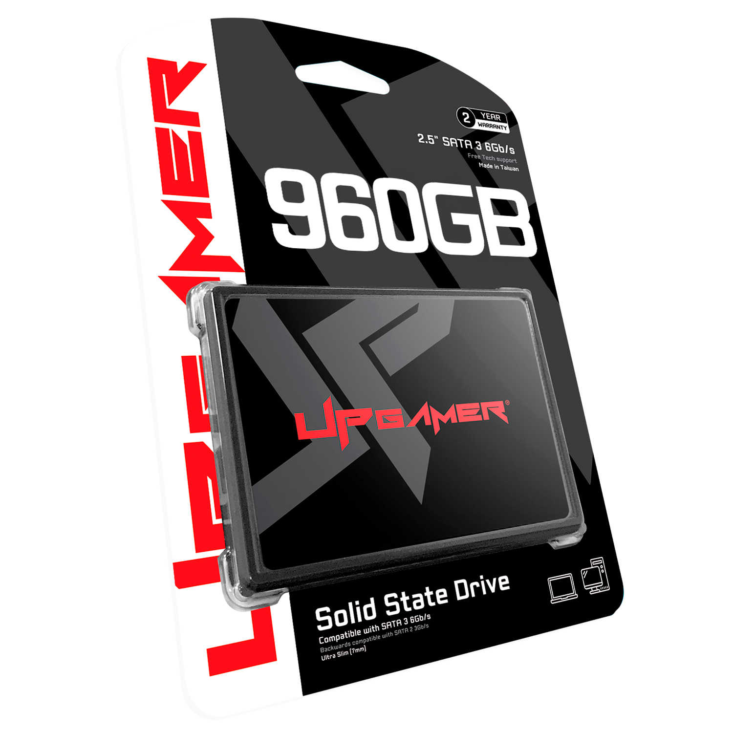 SSD UP Gamer 2.5" UP500 960GB SATA 3 Leitura até 500MB/s Gravação até 450MB/s
