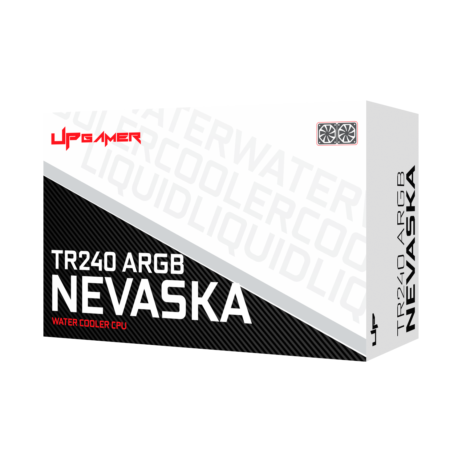 Water Cooler UP GAMER Nevaska 244mm NVK-TR240-ARGB INTEL AMD BLACK