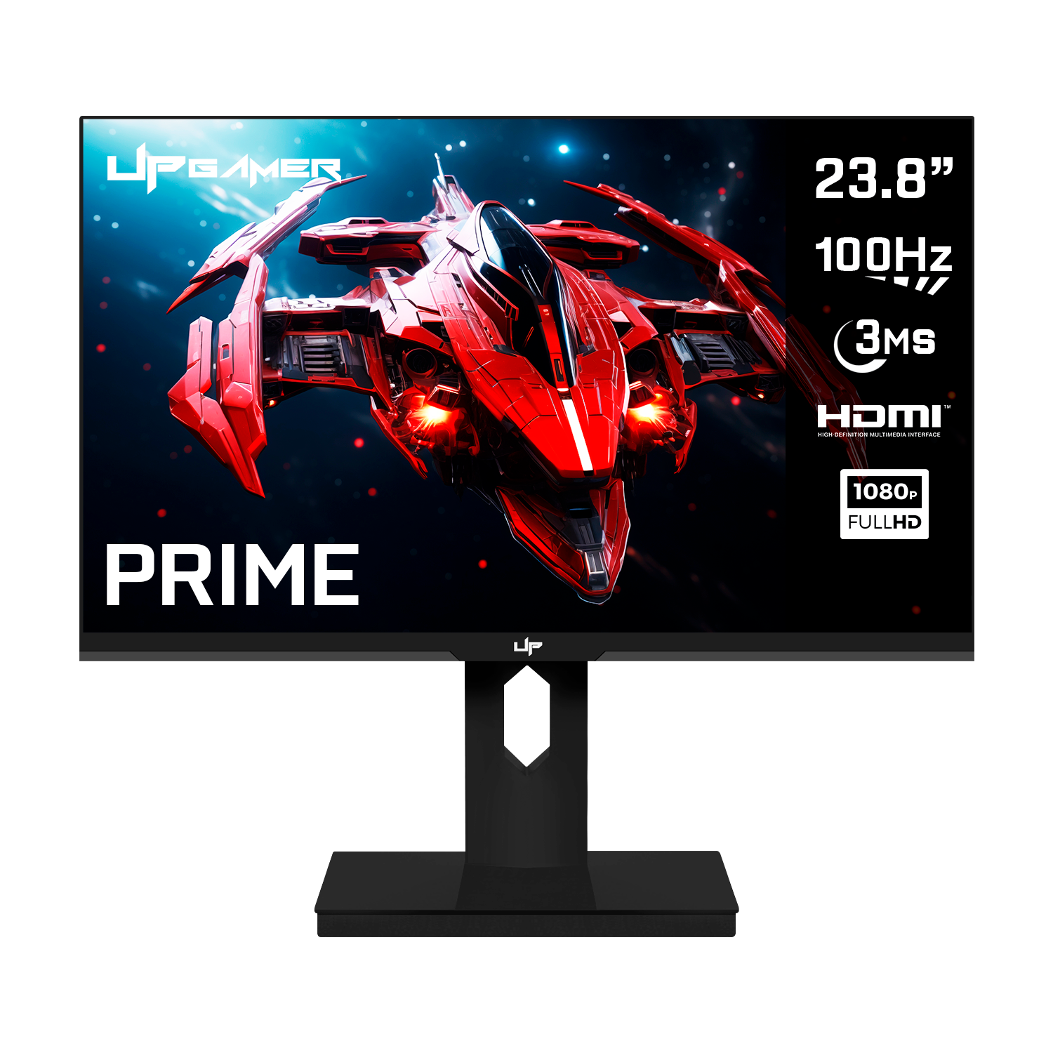 Monitor UP Gamer Prime 23.8" Full HD 100Hz 3Ms HDMI VGA PM23VA100BK
