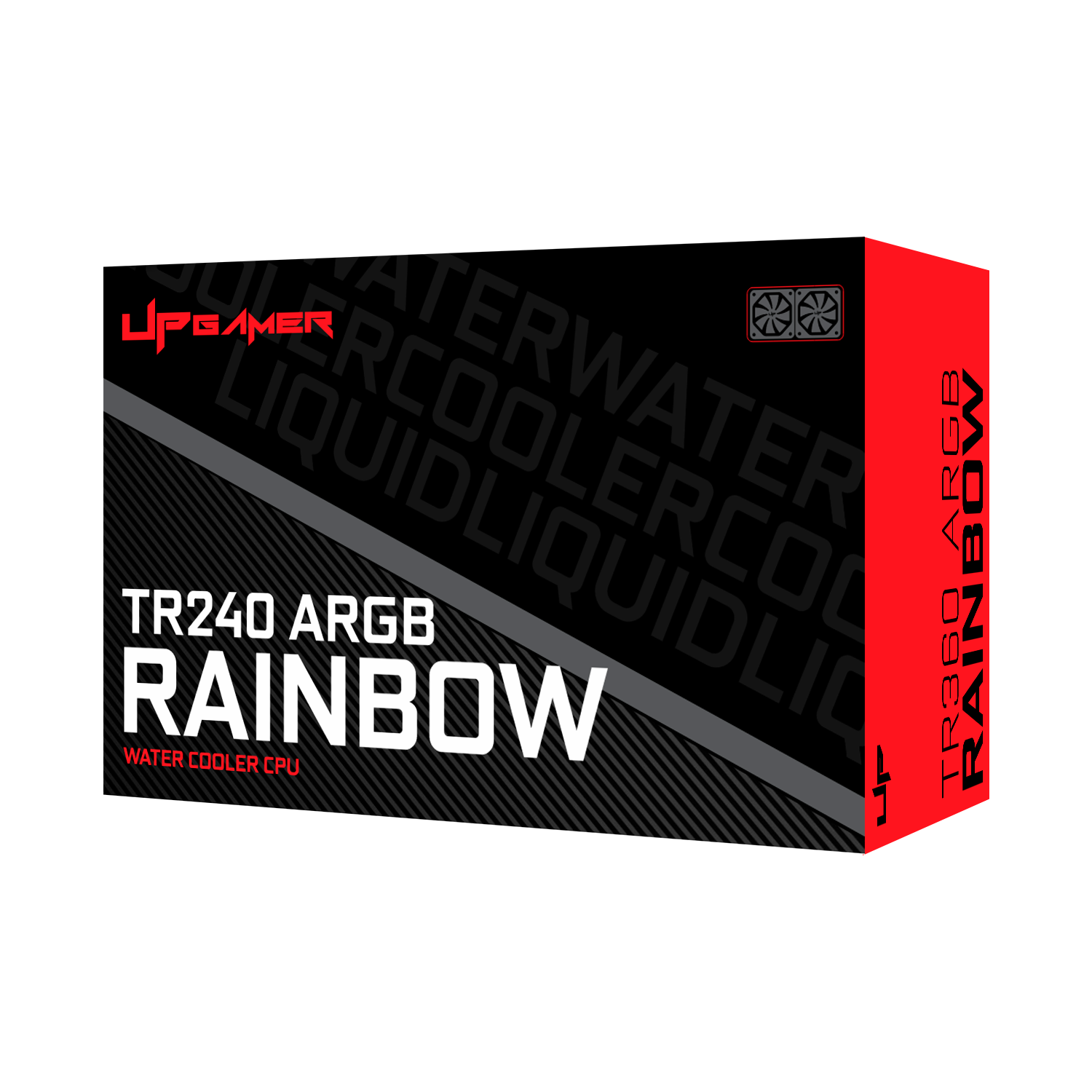 Water Cooler UP GAMER Rainbow 240mm UP-RB-TR240-ARGB INTEL/AMD BLACK