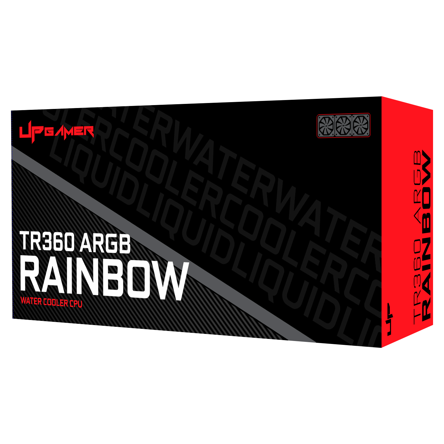 Water Cooler UP GAMER Rainbow 360mm RB-TR360-ARGB INTEL/AMD BLACK