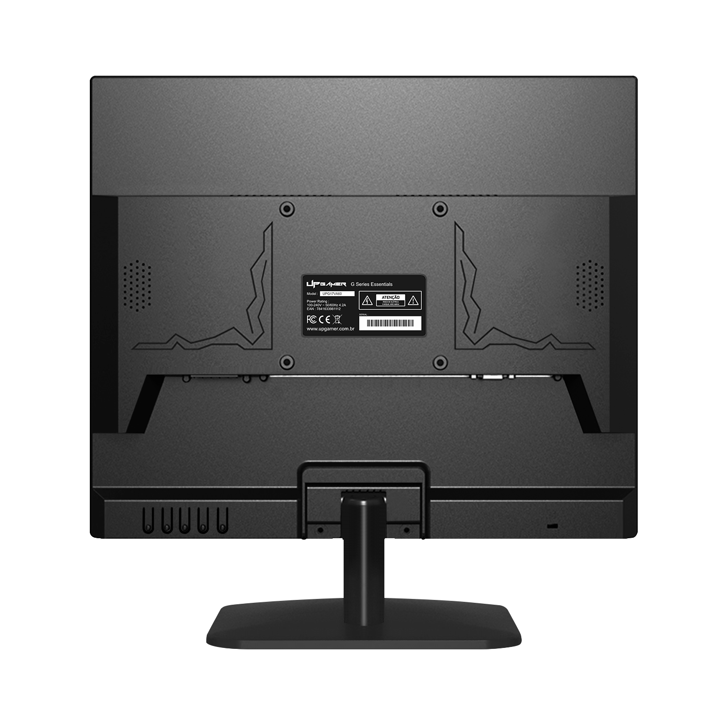 Monitor UP Gamer G-SERIES Essentials UPG17VA60 17" HD Tela Plana 60Hz 5Ms HDMI VGA