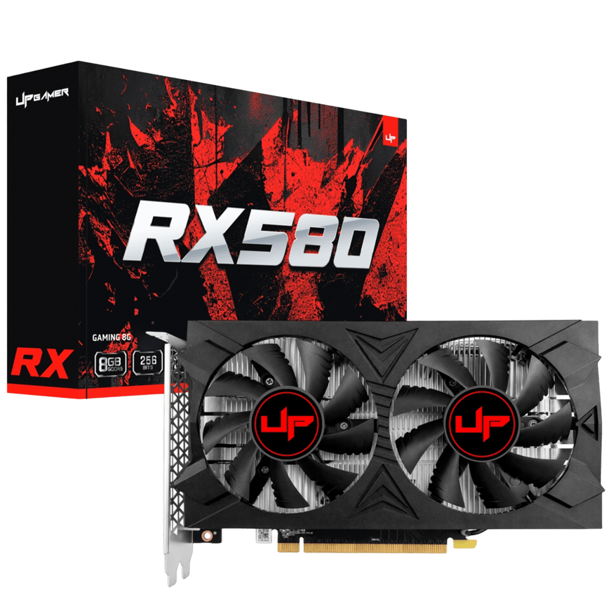AMD Radeon RX 580 Gaming 8GB GDDR5 Dual Fan DirectX 12 Vulkan UPG-RX580-8GB