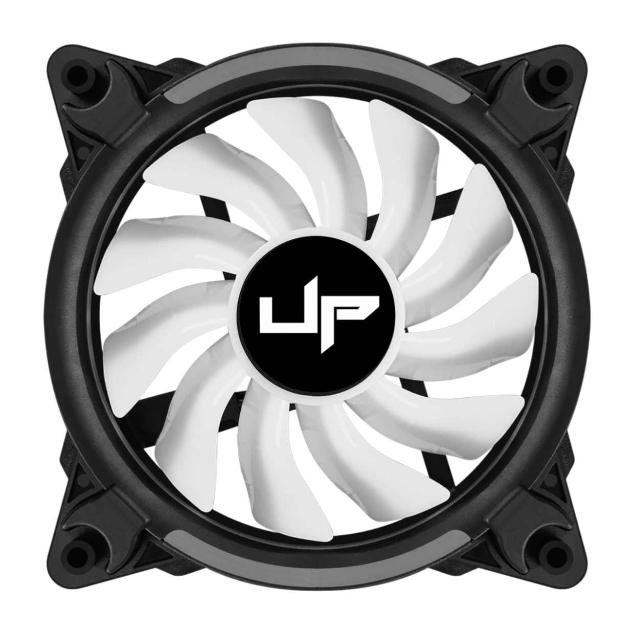 Kit com 5 Cooler Fan de Gabinete UP Gamer Elite ARGB 5v 120mm c/Controle Black