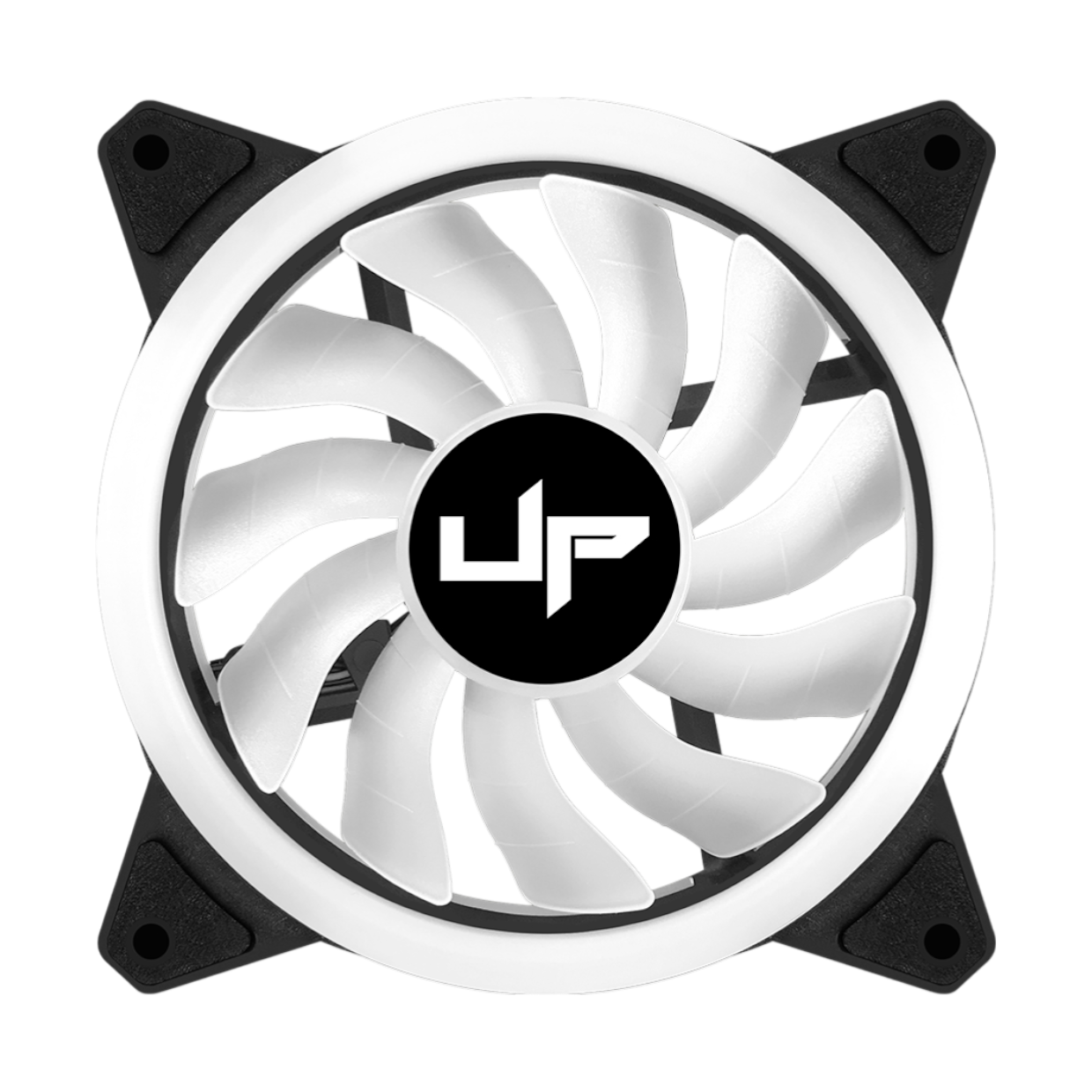 Cooler Fan de Gabinete Kit com 5 Fusion ARGB 5v 120mm, con Controle