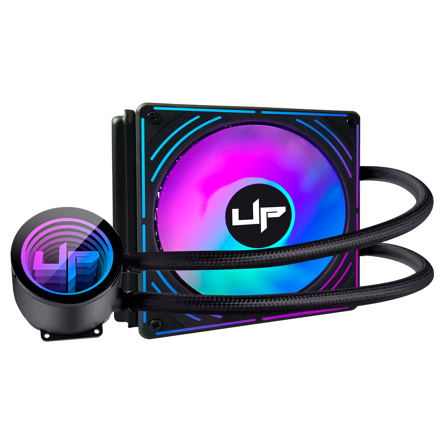 Water Cooler UP GAMER Rainbow 120mm RB-TR120-ARGB INTEL/AMD BLACK