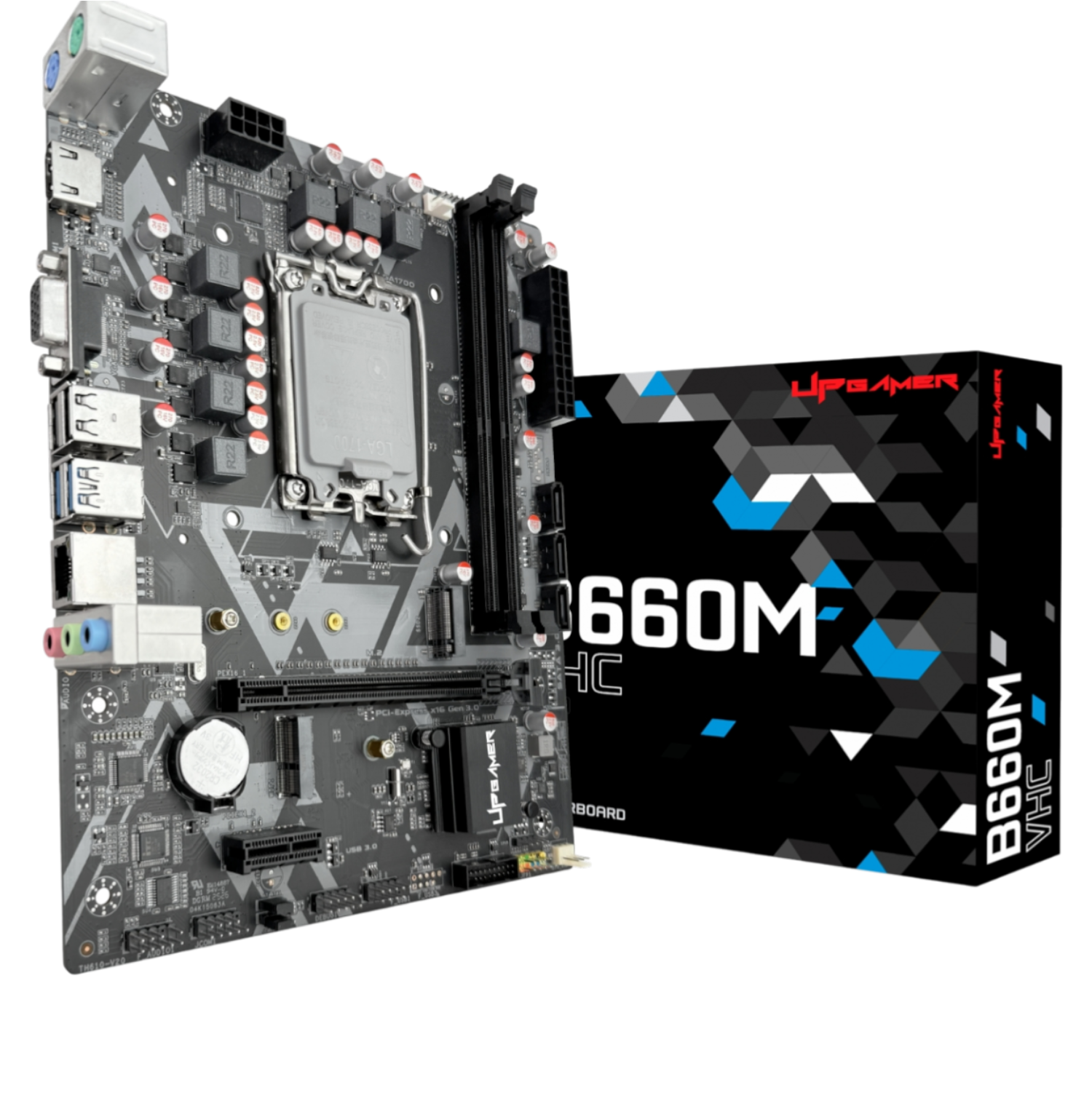 Placa Mãe UP Gamer B660M-VHC Intel LGA 1700 m-ATX DDR4 M.2 NVMe UPG-B660M-VHC
