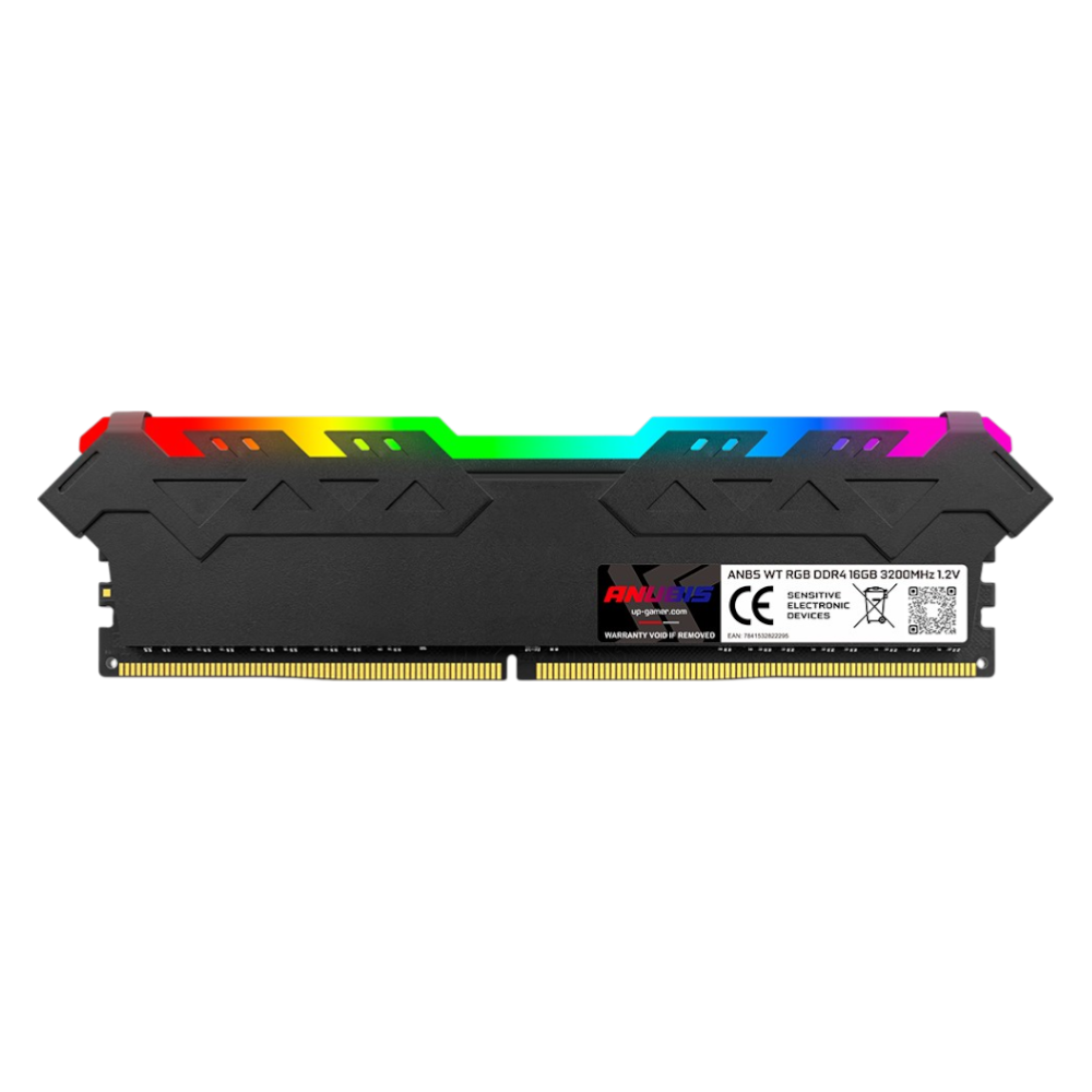 Memoria Anubis UP Gamer, DDR4 8GB, 3200MHZ, RGB, c/Dissipador
